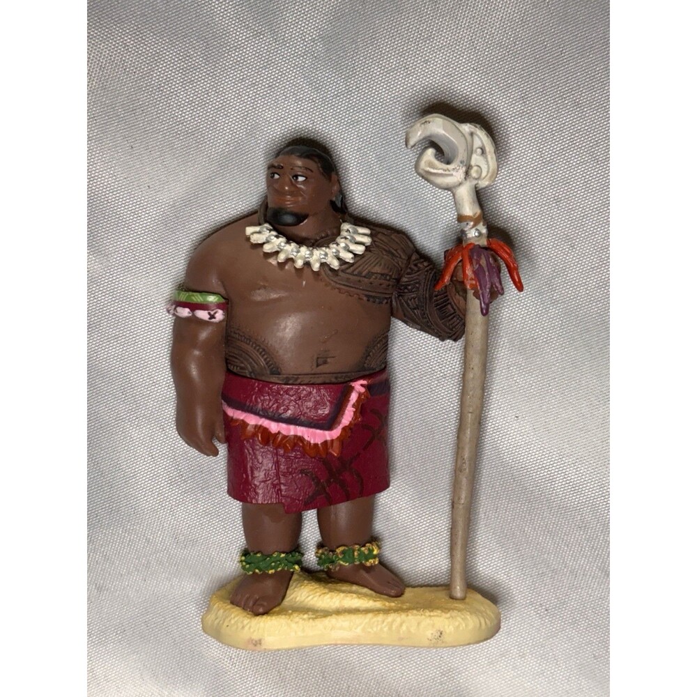 Disney Moana Dad Father Chief Tui Figure 3.5"
